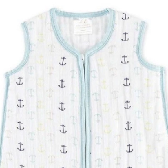 L- Aden+Anais High Sea- Anchor Cozy Sleeping Bag - Picture 2 of 6